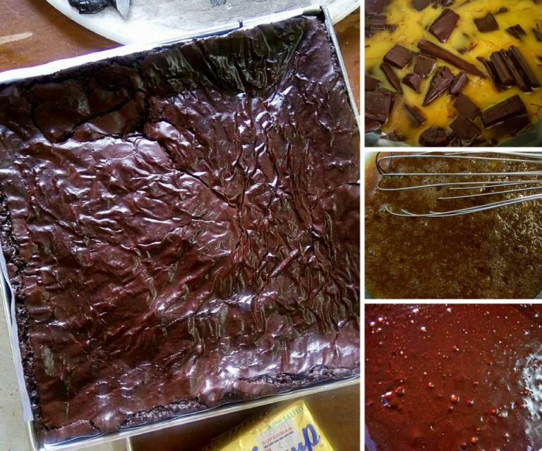Resepi Step By Step Brownies Kedut Simple & Paling Senang.