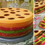 Resipi Kek Lapis Kukus Masam Manis Paling Mudah. Sukatan Tepung Guna Cawan Je.
