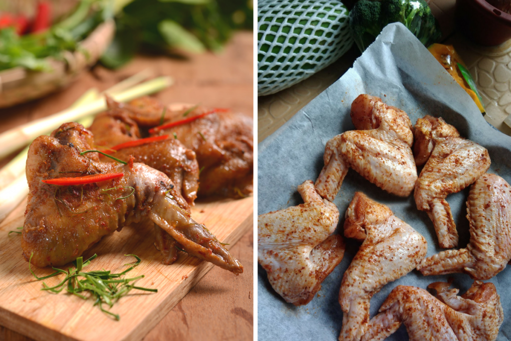 Kepak Ayam Panggang Ala Thai Sedap Cukup Rasa Masam Manis Pedas!