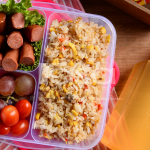 bekal nasi telur sosej