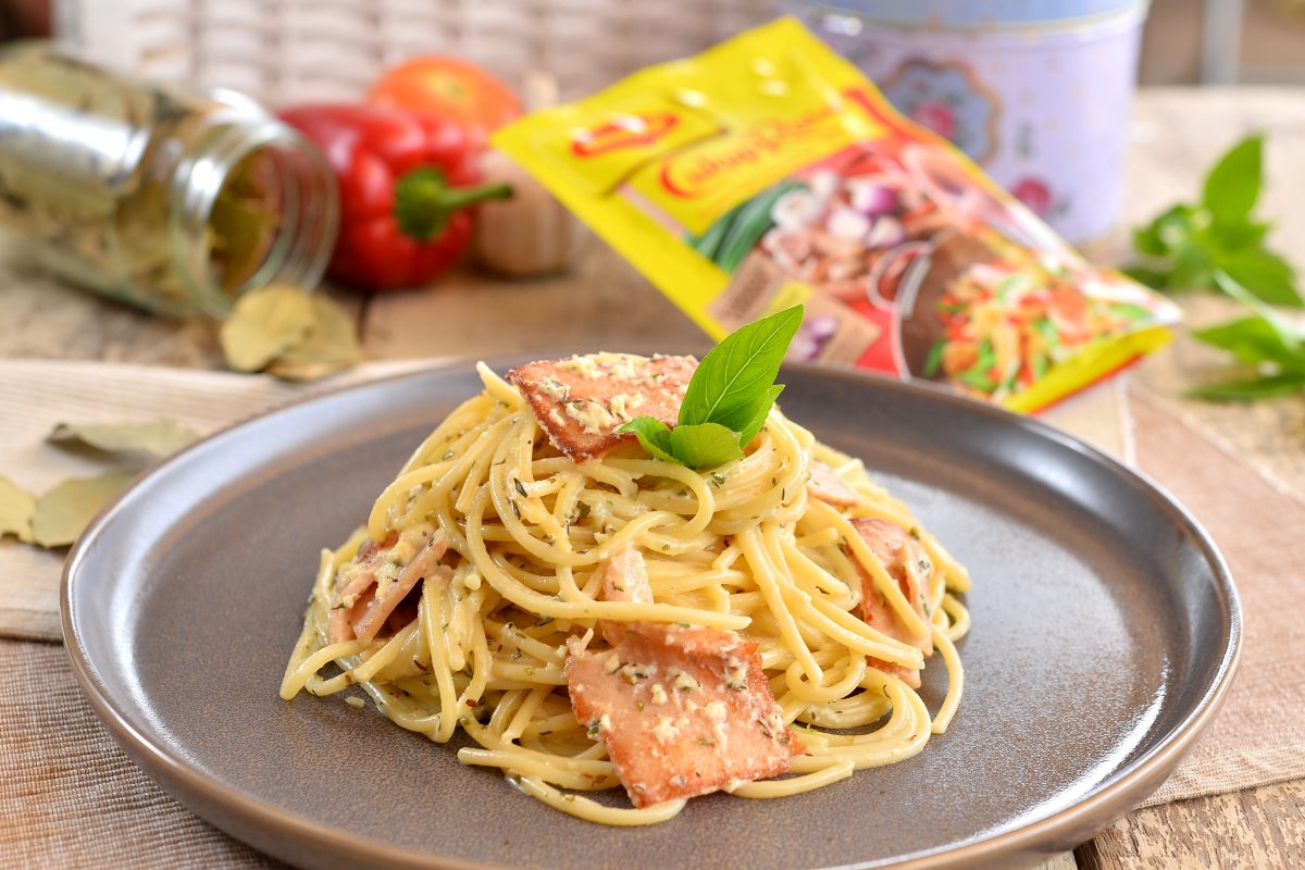 3 Resipi Spagetti Carbonara Paling Mudah & Lazat Dengan Cukup Rasa.