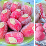 Cara Buat Donut Bomboloni Velvet Sedap Secara Homemade.