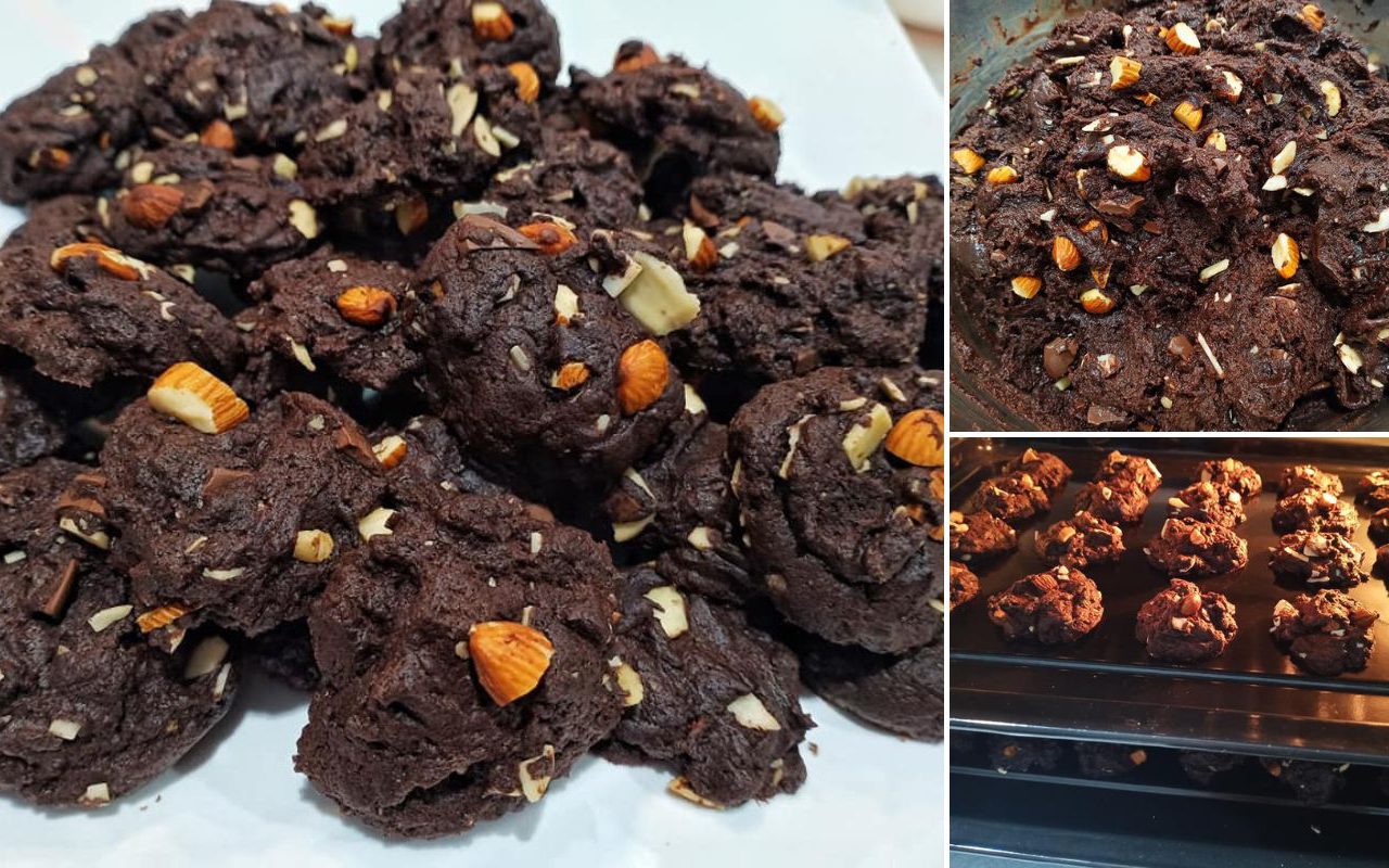 Resipi Double Chocolate Chips Cookies Sedap & Mudah Dibuat