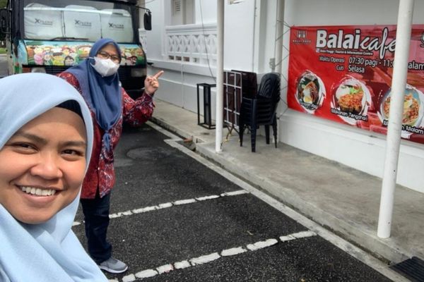 Wanita Ini Kongsi Pengalaman Lepak Santai di Balai Kota, Makan Sambil Teroka Sejarah Kota Tinggi, Johor