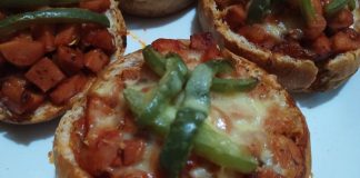 Piza Mini Burger, Guna Roti Burger Je