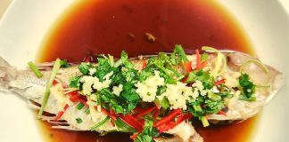 Resipi Ikan Stim Chinese Style Gerenti Sedap