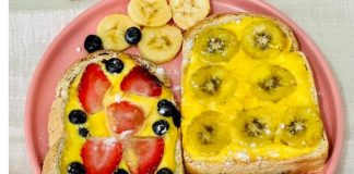 Roti Bakar Kastard Versi Sihat Tapi Sedap