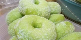 Donat Pandan Tanpa Telur, Tetap Gebu Dan Lembut
