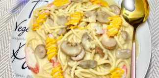 Sos Pasta Karbonara Super Creamy Macam Pizza Hut