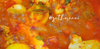 Asam Pedas Ayam. Seimbang Rasa Masin, Pedas Dan Masamnya