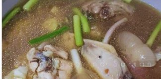 Resipi Sup Ayam Lada Hitam, Mudah Dan Sedap