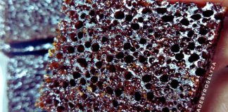 Kek Gula Hangus, Elok Berongga Sarangnya