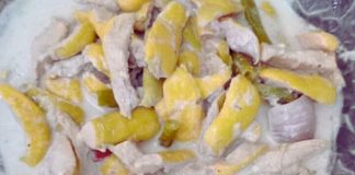 Sayur Lemak Jambu Golok Dengan Sotong Versi Terengganu