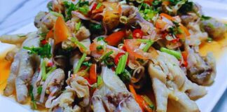 Resipi Kerabu Kaki Ayam Ala Thai