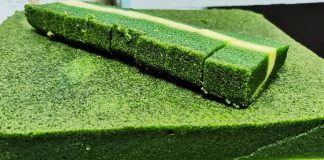 Kek Lumut Keju Super Sedap Dan Tak Muak