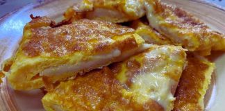 Roti Keju Salut Telur. Sesuai Untuk Bekal Anak Ke Sekolah