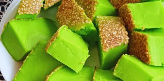 Bingka Pandan Sedap, Lembut Dan Wangi