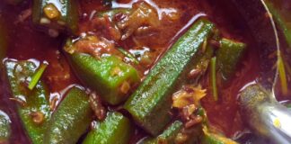 Kari Masala Kacang Bendi. Wangi Semerbak Baunya