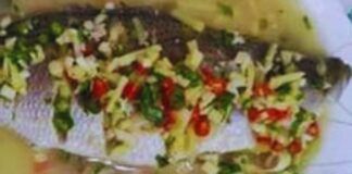 Resipi Ikan Siakap Stim Limau. Masak Dalam Kuali je