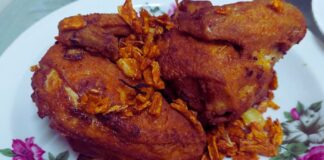 Ayam Goreng Bawang Putih Mak Mentuaku. Harum Bau, Sedap Rasanya