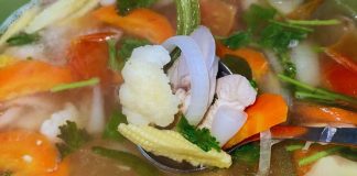 Tomyam Putih Versi Thai. Sangat mudah Dan Menyelerakan