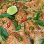 Tomyam salmon yang sedap berlemak