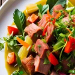 Kerabu Daging Salai Paling Senang, Tapi Padu!