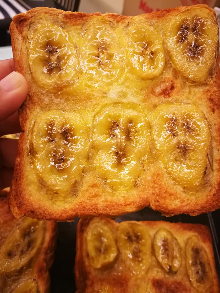 Roti Pisang Bakar Rangup, Sarapan Mudah Tapi Puas Hati!