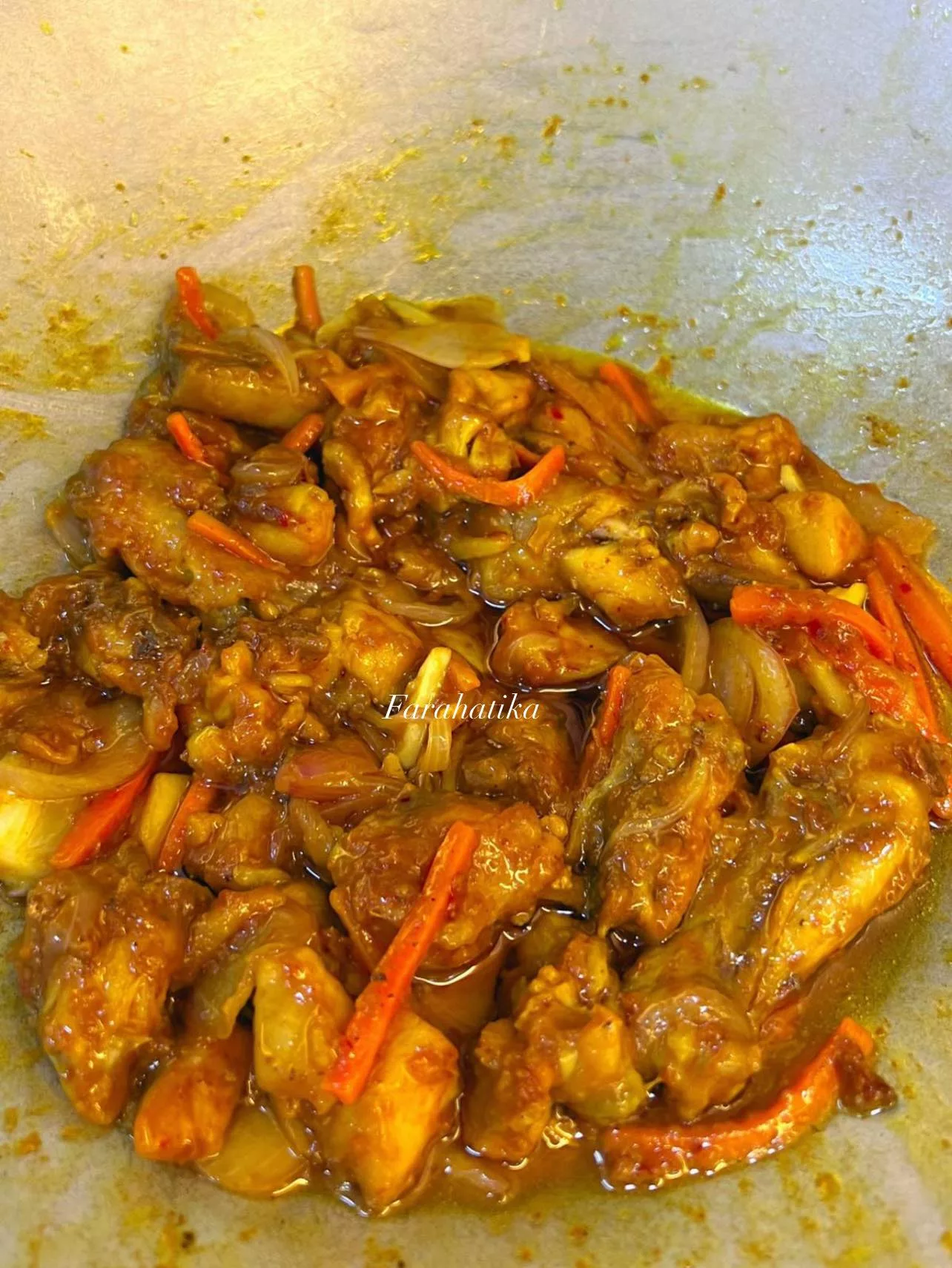 Resipi Ayam Masak Sos Yang Mudah Amat, Garam Pun Tak Perlu Letak
