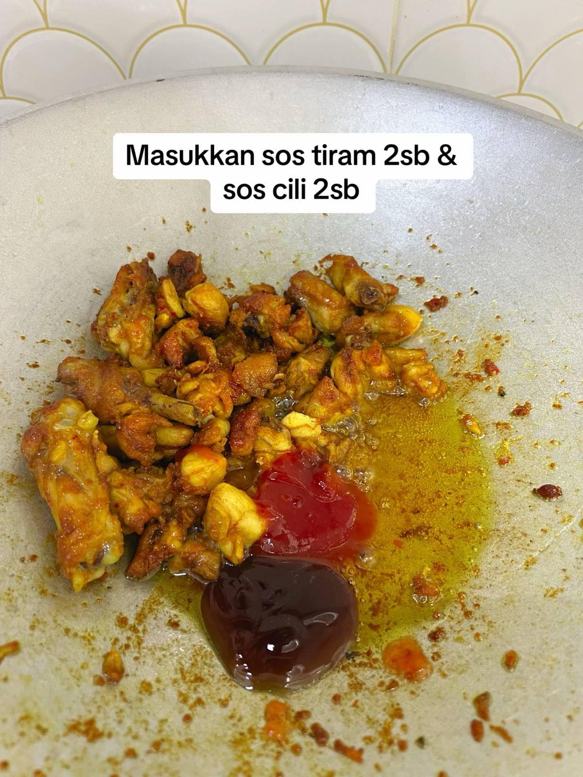 Resipi Ayam Masak Sos Yang Mudah Amat, Garam Pun Tak Perlu Letak