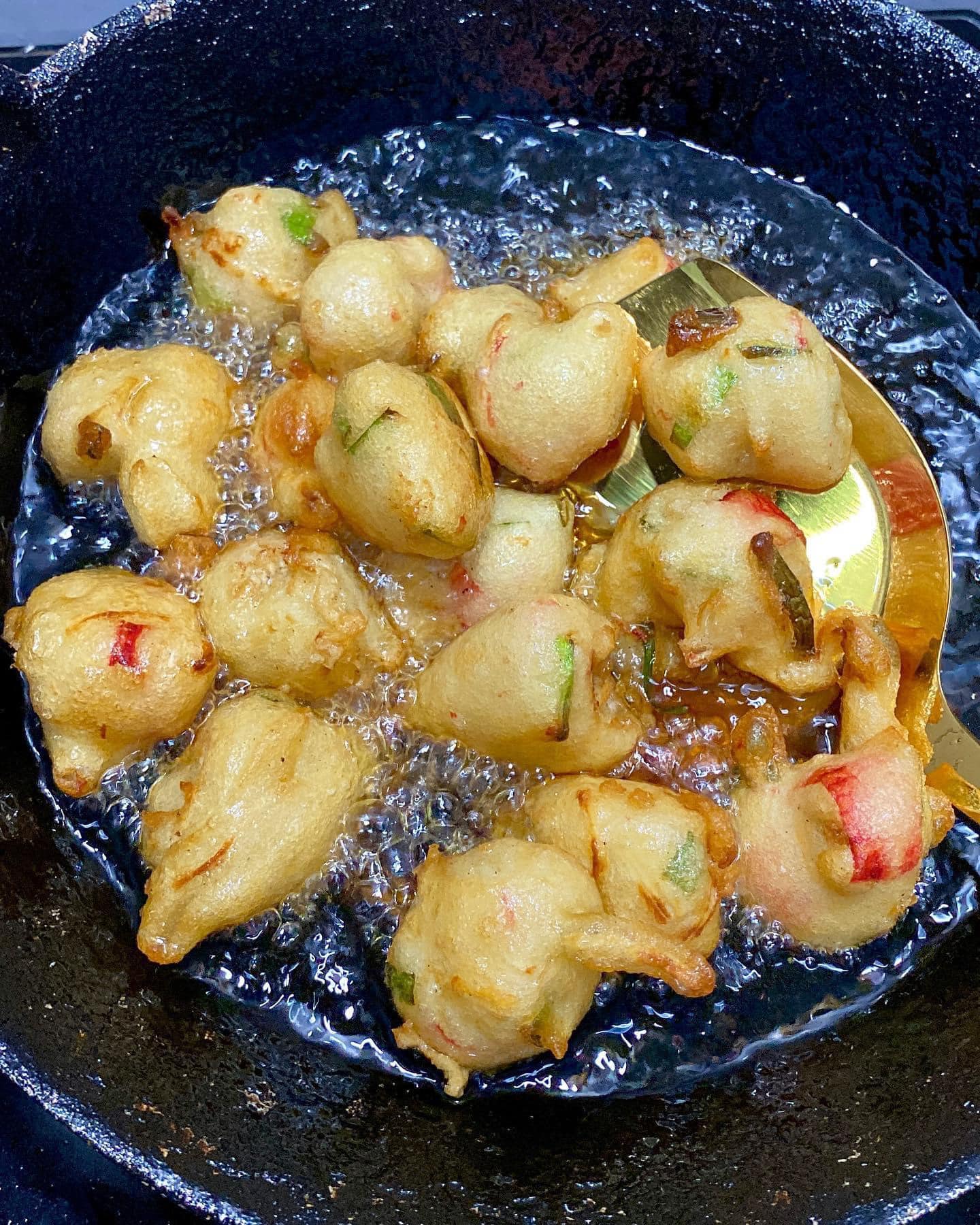 Cucur Nasi Jejari Ketam, Lagi Sedap Dari Cucur Biasa