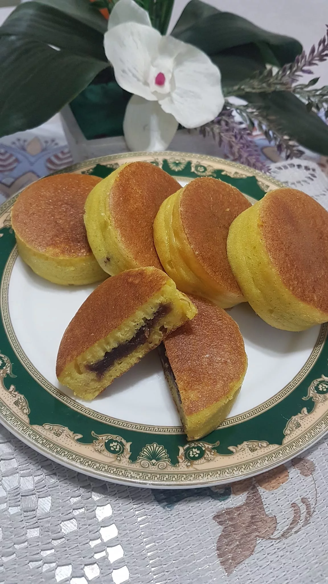 Resipi Apam Jepun Inti Kacang Merah, Lembut Gebu & Sedap Macam Beli Di Pasar Malam
