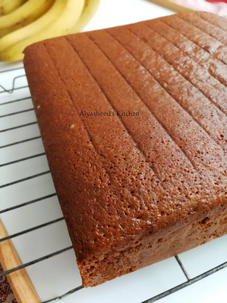Resipi Kek Pisang Mudah, Hanya Guna Blender