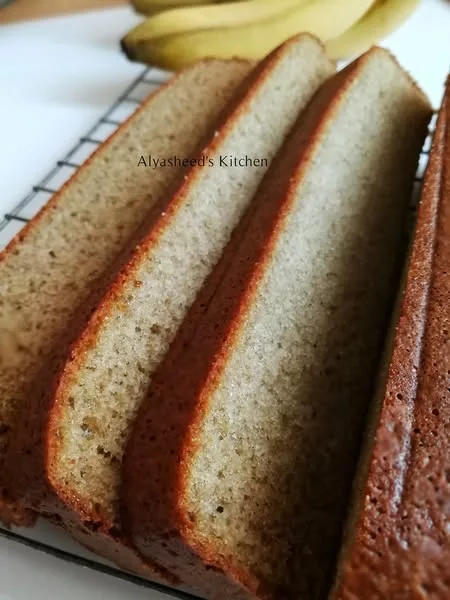 Resipi Kek Pisang Mudah, Hanya Guna Blender
