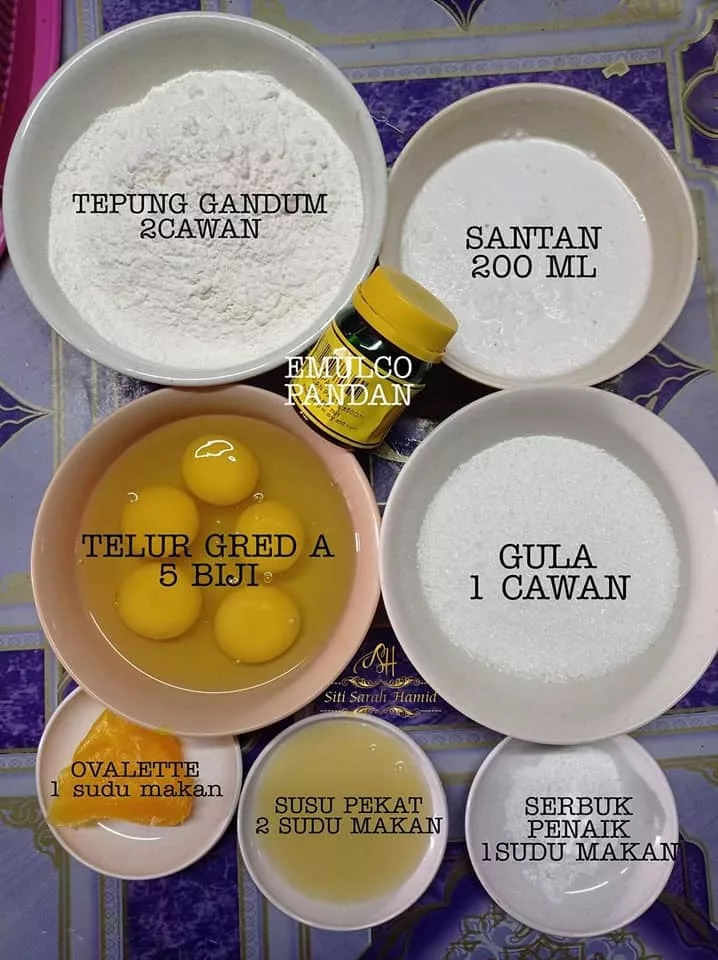 Kek Pandan Bersantan Yang Mudah, Sedap & Tidak Muak