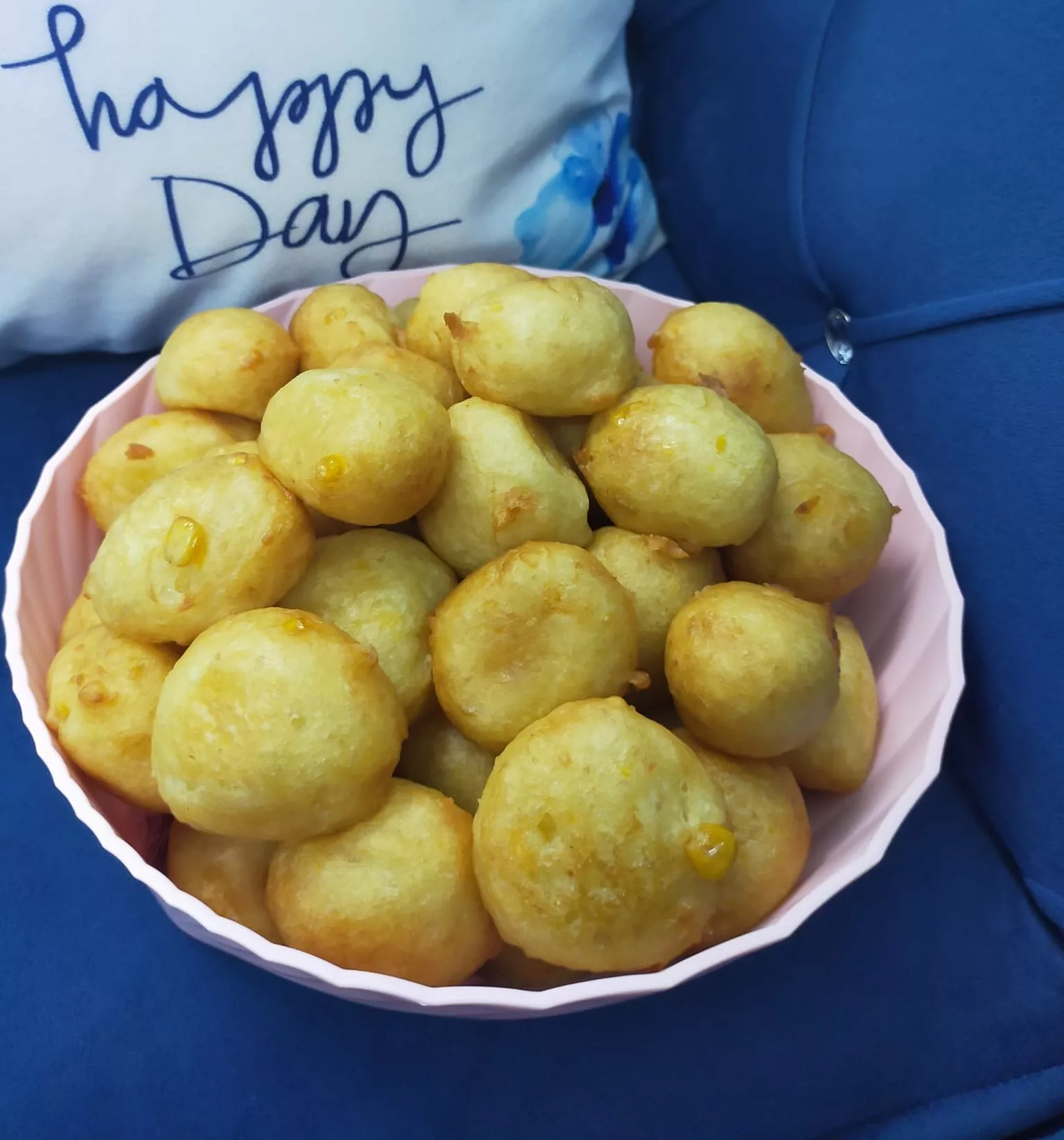 Cekodok Jagung Lemak Manis, Kembung Elok Walau Tak Guna Air Panas
