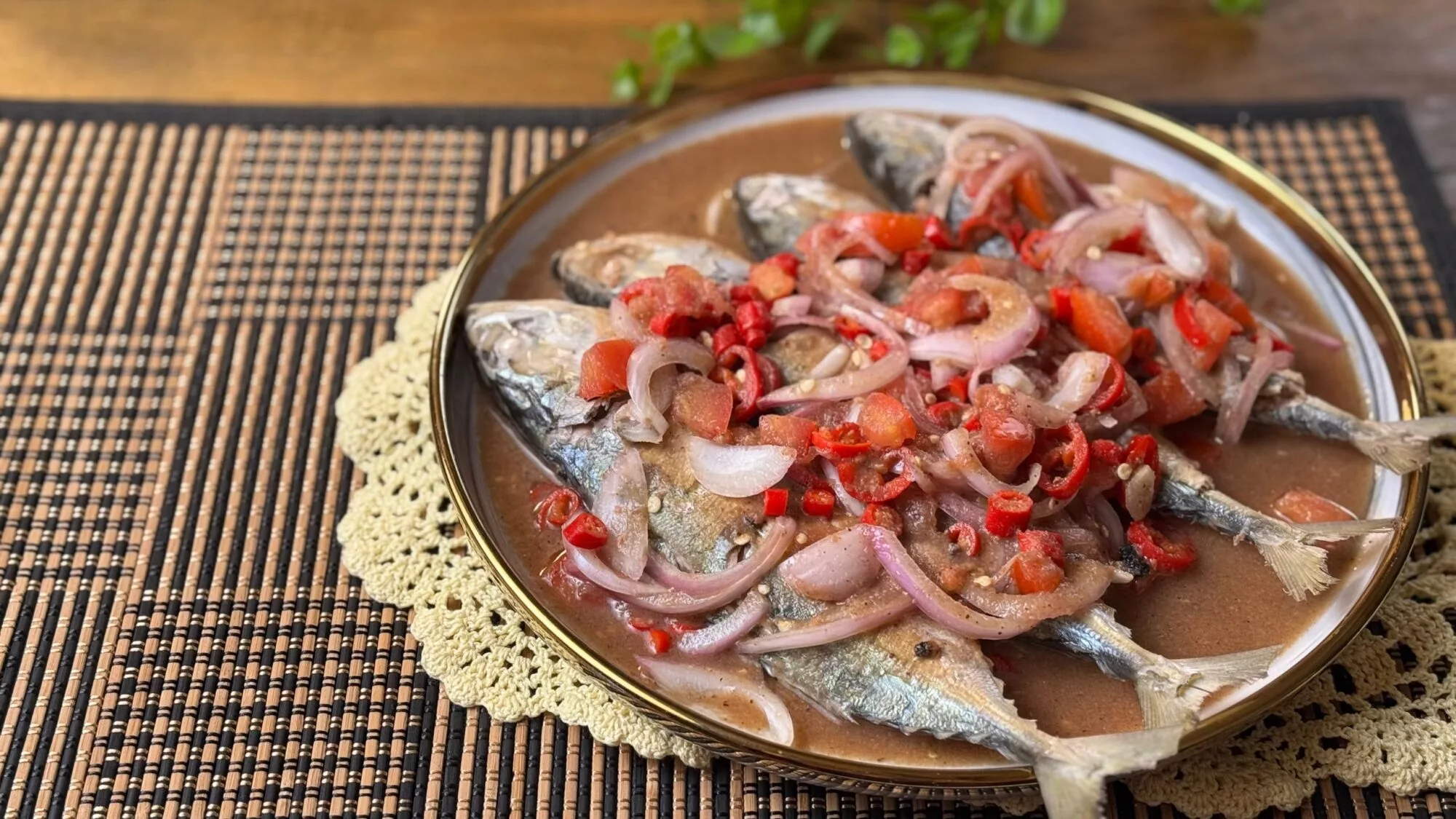Menu Nostalgia, Ikan Rebus Air Asam. Ringkas Tapi Menggoda Selera