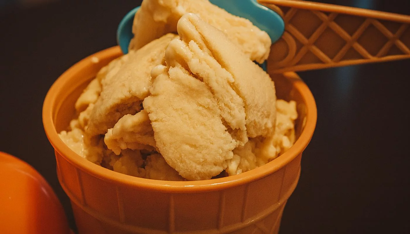 Resipi Aiskrim Durian Homemade Padu, Isi Buah Paling Banyak, Confirm Kebabom!