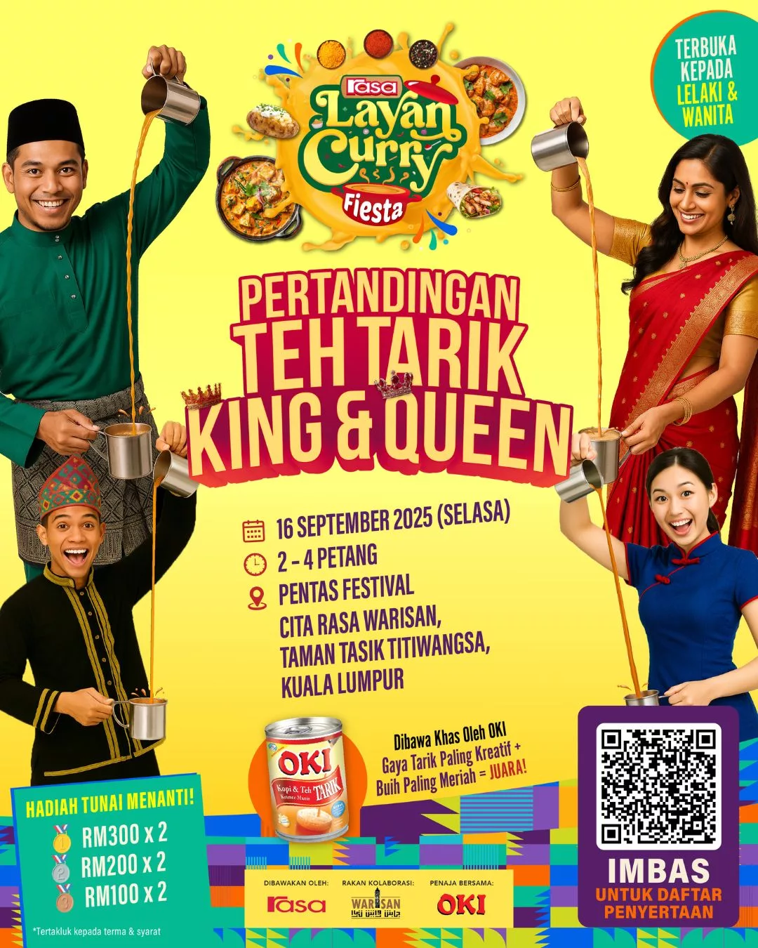 Festival Budaya Malaysia 2025, 5 Hari Penuh Warna, Irama & Rasa di Taman Tasik Titiwangsa