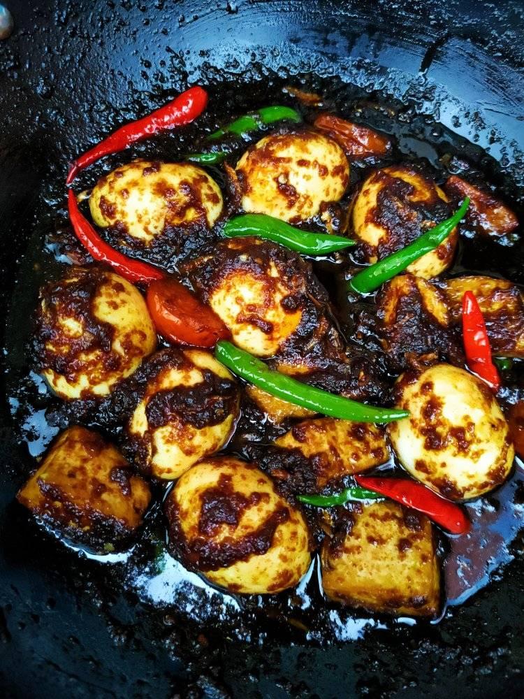 Telur Tauhu Masak Kicap, Satu Lauk Pun Kenyang