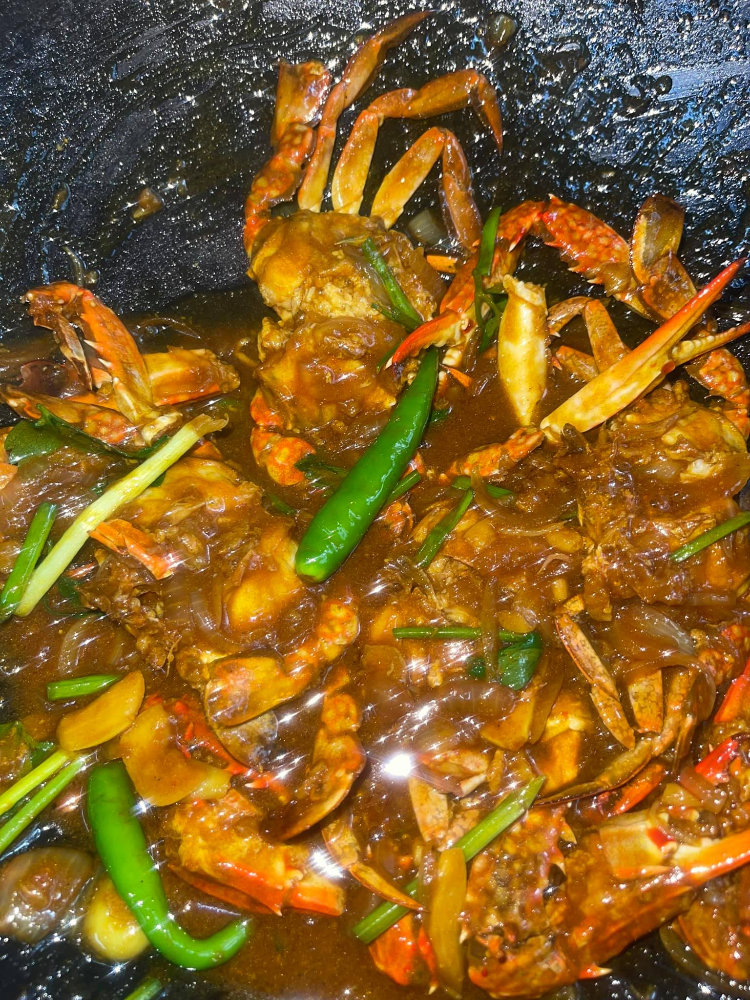Resipi Ketam Masak Kam Heong, Lauk Special Untuk Famili