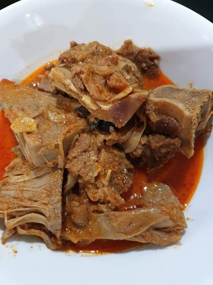 Gulai Daging Tulang Dengan Nangka Muda, Lauk Orang Lama Sekali Rasa Teringat-Ingat