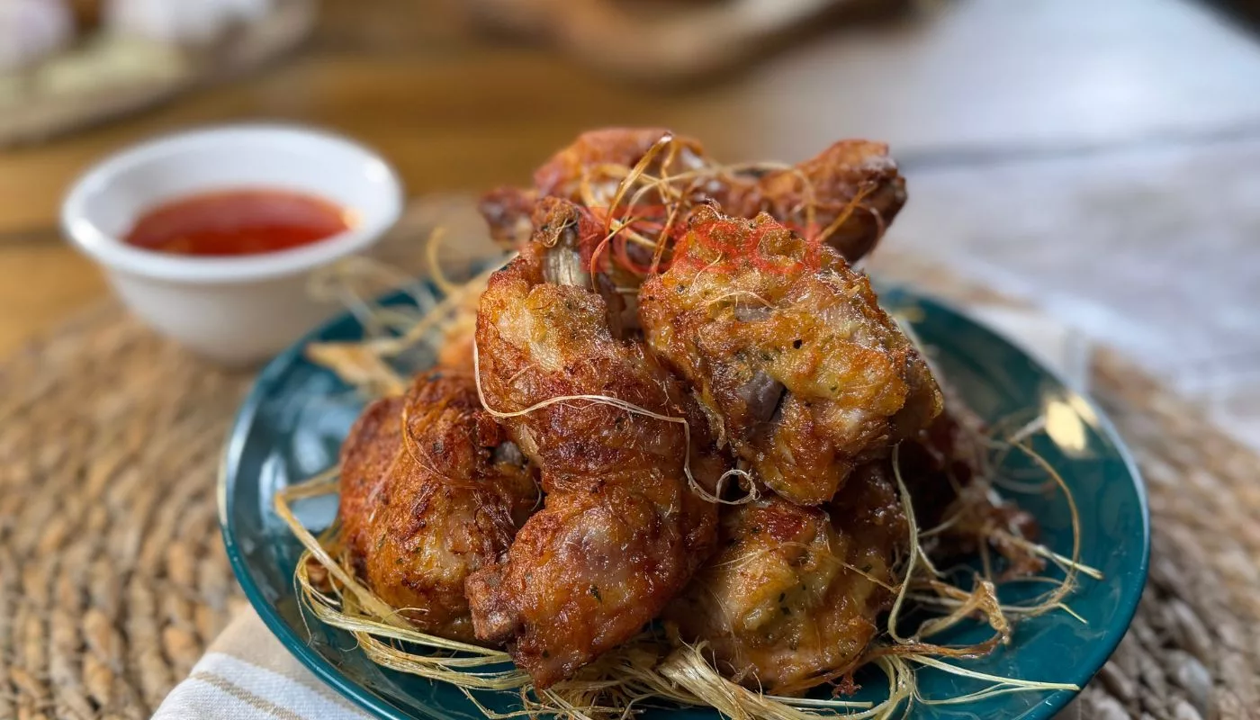 ayam goreng serai yang wangi dan membangkitkan selera
