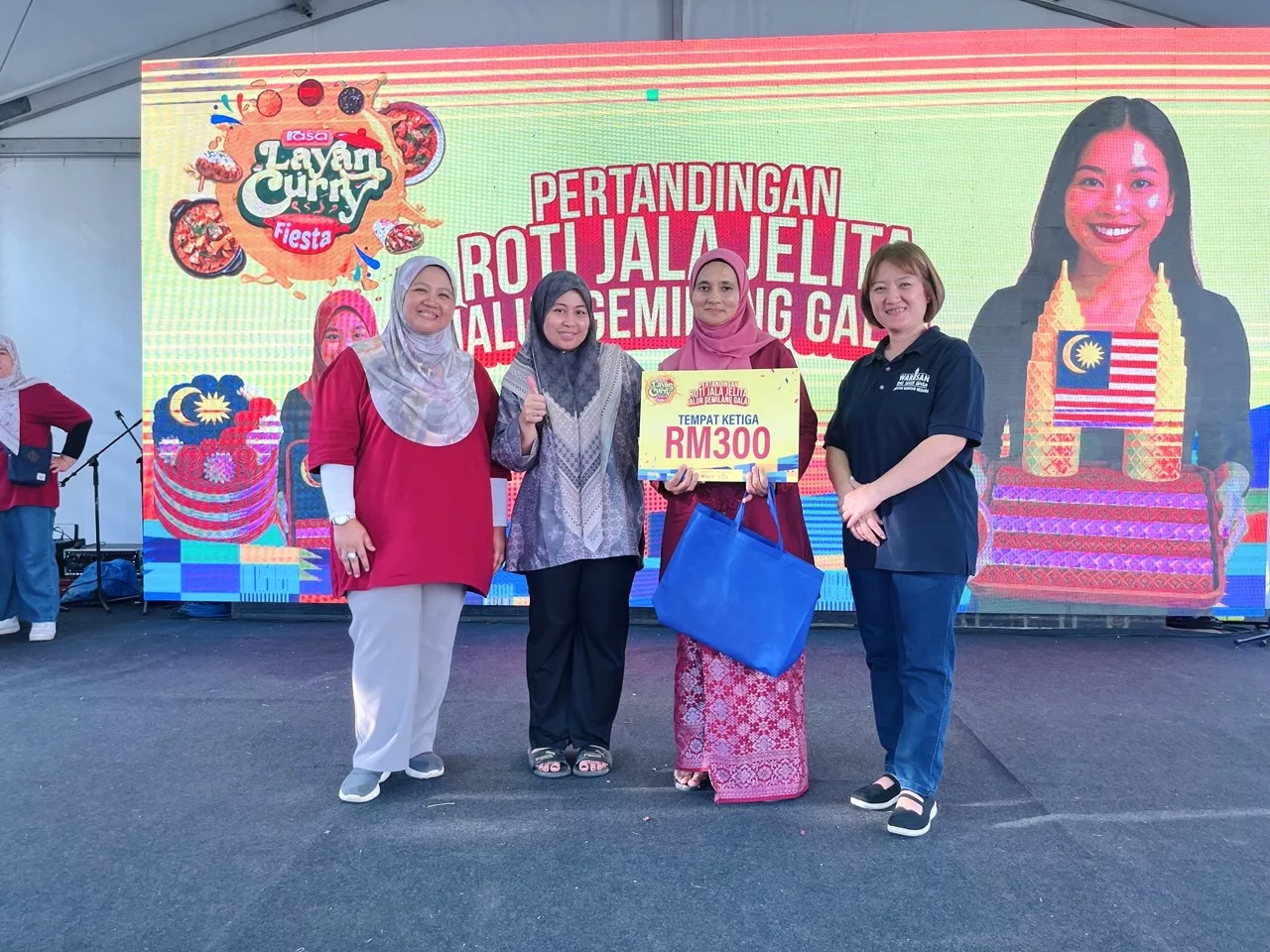 Roti Jala Jelita Jadi Kanvas Seni di Rasa Layan Curry Fiesta 2025
