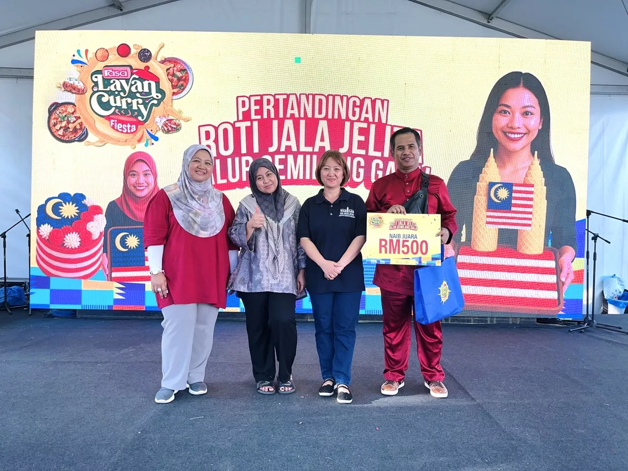 Roti Jala Jelita Jadi Kanvas Seni di Rasa Layan Curry Fiesta 2025