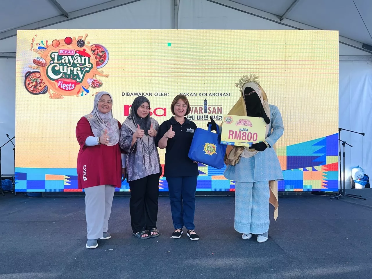 Roti Jala Jelita Jadi Kanvas Seni di Rasa Layan Curry Fiesta 2025