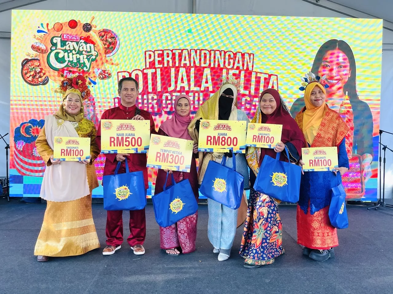 Roti Jala Jelita Jadi Kanvas Seni di Rasa Layan Curry Fiesta 2025