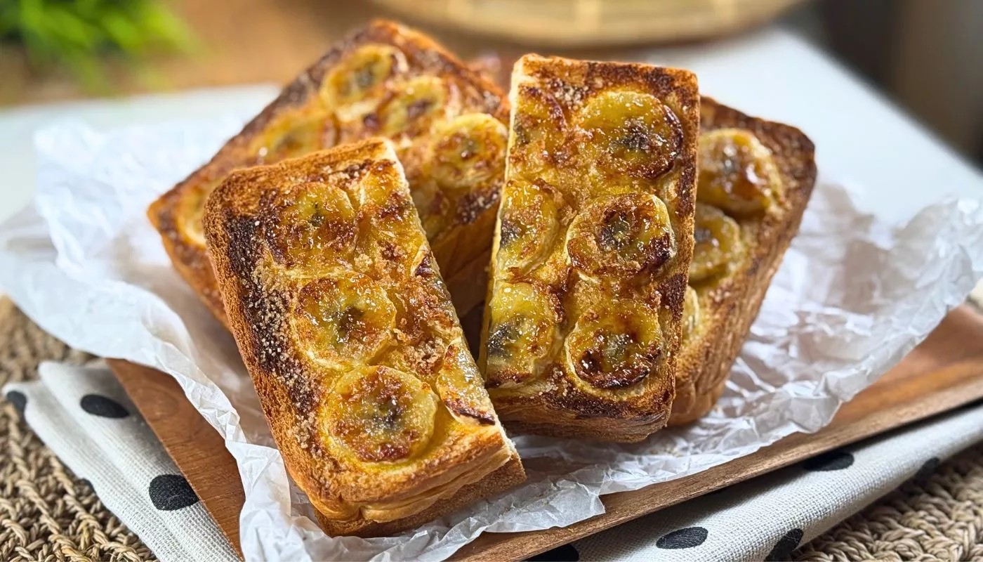 Resipi Banana Cheese Toast Yang Mudah, Hanya Guna 5 Bahan