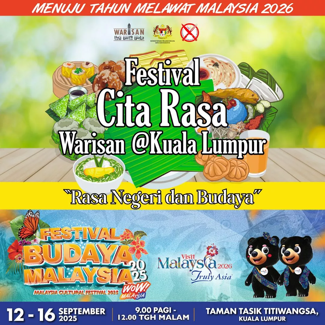 Festival Budaya Malaysia 2025, 5 Hari Penuh Warna, Irama & Rasa di Taman Tasik Titiwangsa