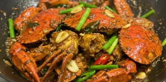 resipi ketam masak kam heong